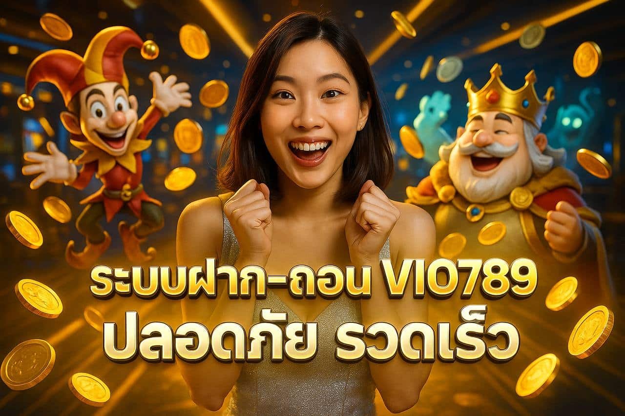 ระบบฝาก-ถอน VIO789 ปลอดภัย รวดเร็ว