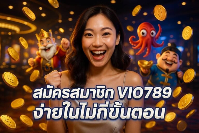 สมัครสมาชิก VIO789 ง่ายในไม่กี่ขั้นตอน