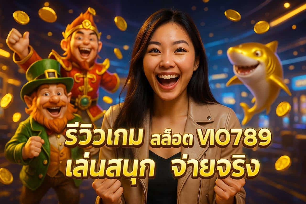 รีวิวเกมสล็อต VIO789 เล่นสนุก จ่ายจริง