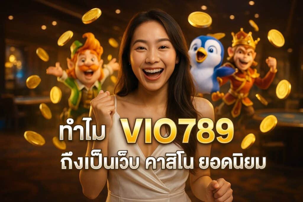ทำไม VIO789 ถึงเป็นเว็บคาสิโนยอดนิยม