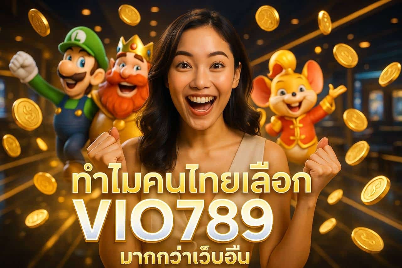 ทำไมคนไทยเลือก VIO789 มากกว่าเว็บอื่น